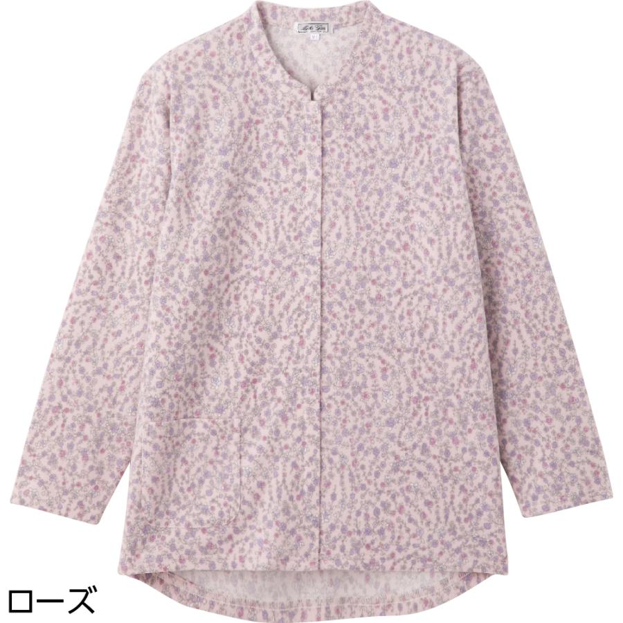 婦人前開きあったかＴシャツ 820914 ふんわり柔らかで見た目もあったか表起毛。　ケアファッション |  | 02