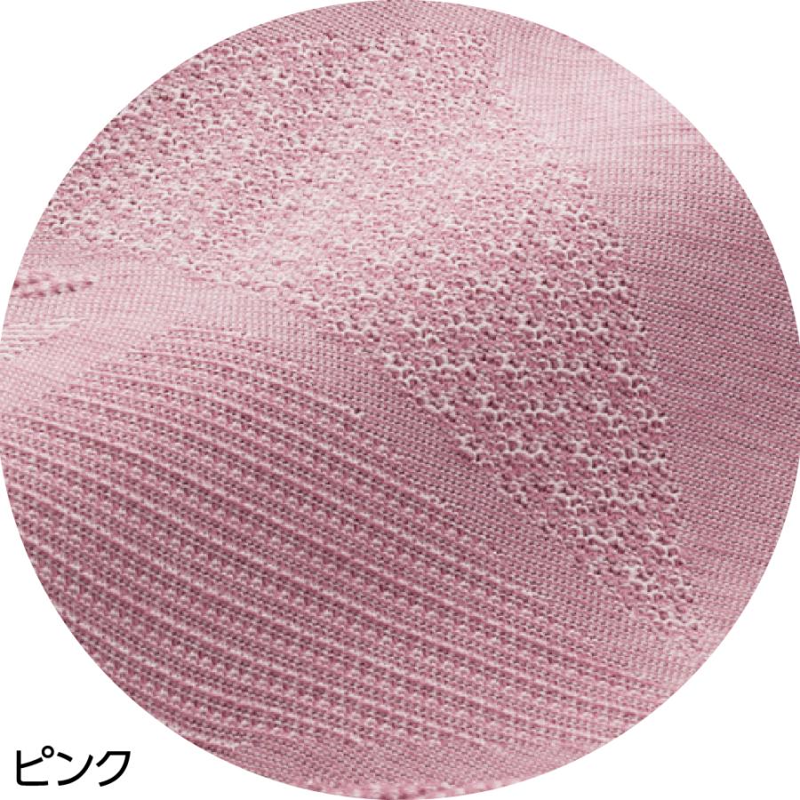 婦人5分袖涼しや変形ジャカードチュニック 821301 ゆったり肩幅で快適！首回りもきれいに見せる涼やかチュニック  ケアファッション 日本製 | ケアファッション・アクティブ | 05