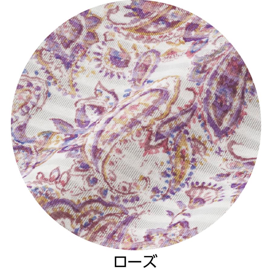 婦人7分袖斜め釦ホールピンタックブラウス 821677 7分袖さらりとしつつ、軽くて柔らかい素材感 点描風のデザインがおしゃれ  ケアファッション | ケアファッション・アクティブ | 06