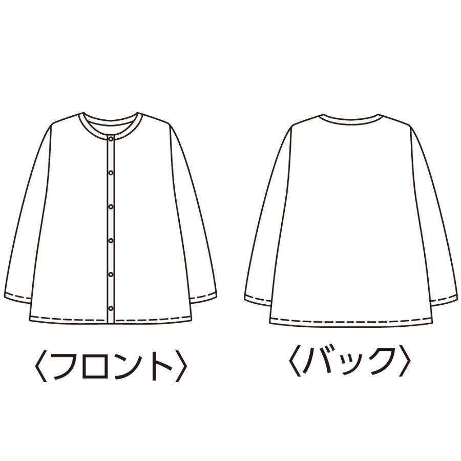 婦人カットレースプリントアンサンブル 821747 レース切替がおしゃれ！上質でエレガントな雰囲気で、気分も華やぎます  ケアファッション | ケアファッション・アクティブ | 01