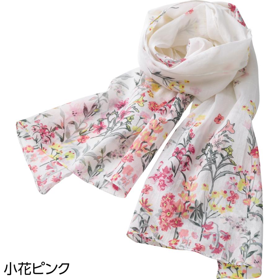 婦人花柄ストール 821804 いつものコーデにプラスワン！おしゃれに首元カバーもできます  ケアファッション | ケアファッション・アクティブ | 03