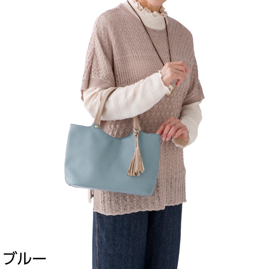 婦人やわらかフェイクレザートートバッグ 821810 ケアファッション | ケアファッション・アクティブ | 05