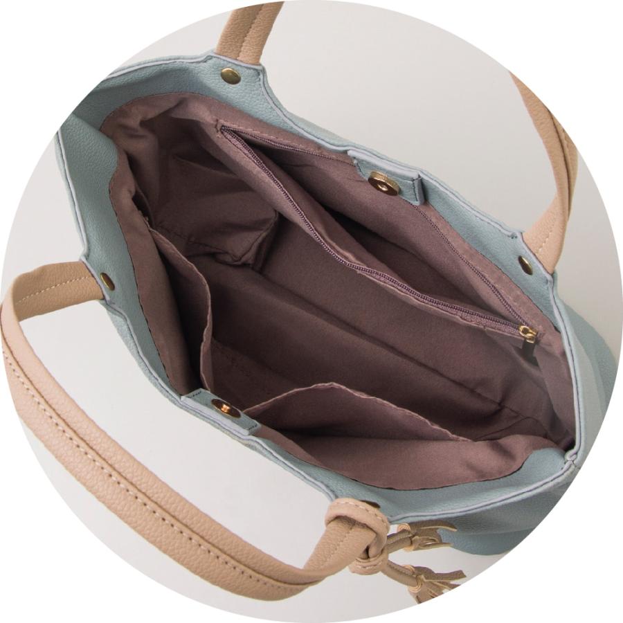 婦人やわらかフェイクレザートートバッグ 821810 ケアファッション | ケアファッション・アクティブ | 03