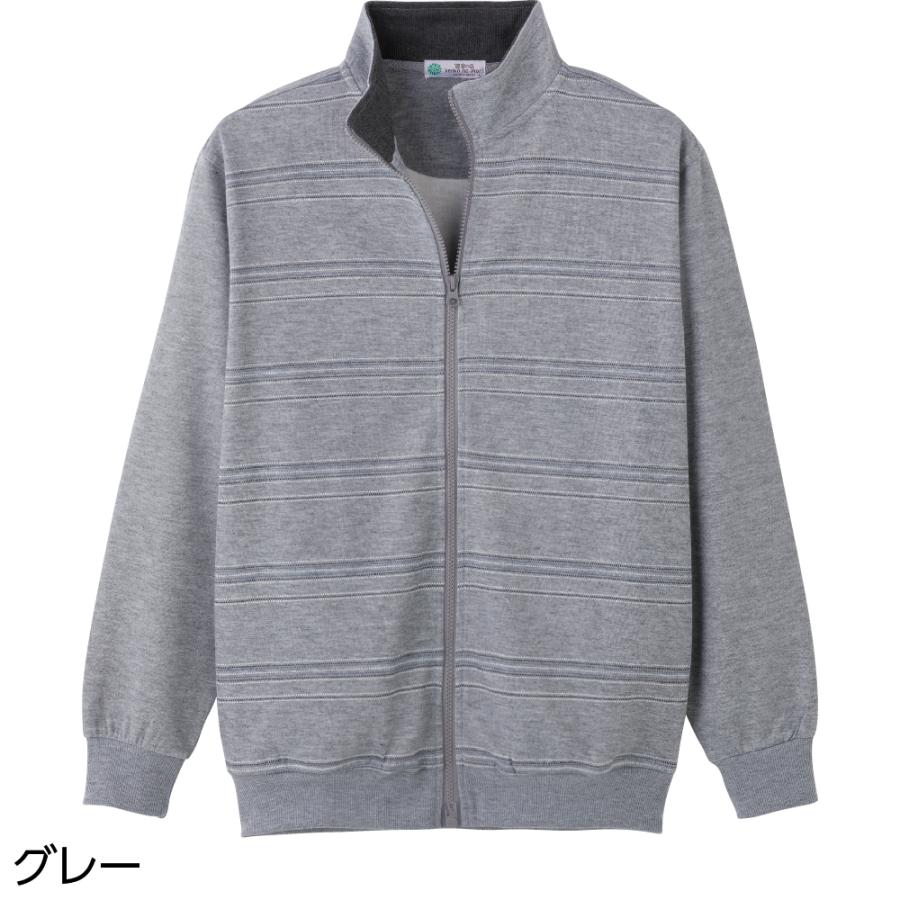 紳士らくらくフルジップジャケット 821845 ちょっとした羽織に、通年使える素材  ケアファッション | ケアファッション・アクティブ | 02