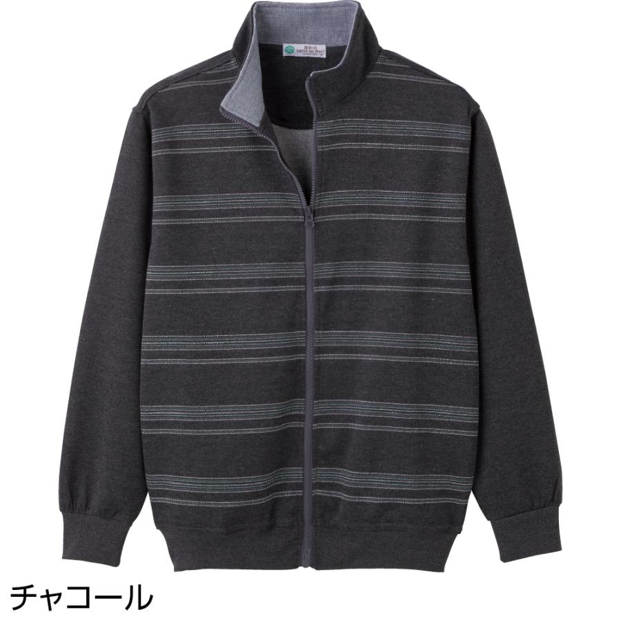 紳士らくらくフルジップジャケット 821845 ちょっとした羽織に、通年使える素材  ケアファッション | ケアファッション・アクティブ | 03