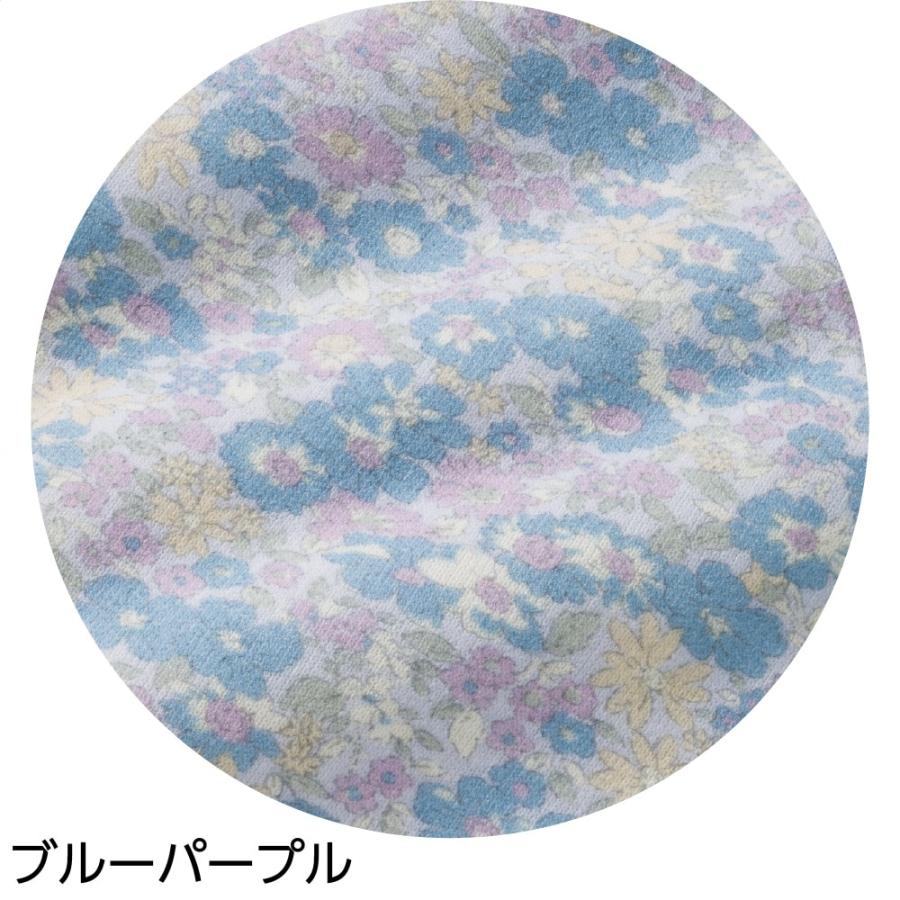 婦人背中ゆったり着心地Ｔシャツ821945 上品な小花柄が素敵！秋冬に映える美しいカラー ケアファッション 日本製 | ケアファッション・アクティブ | 03