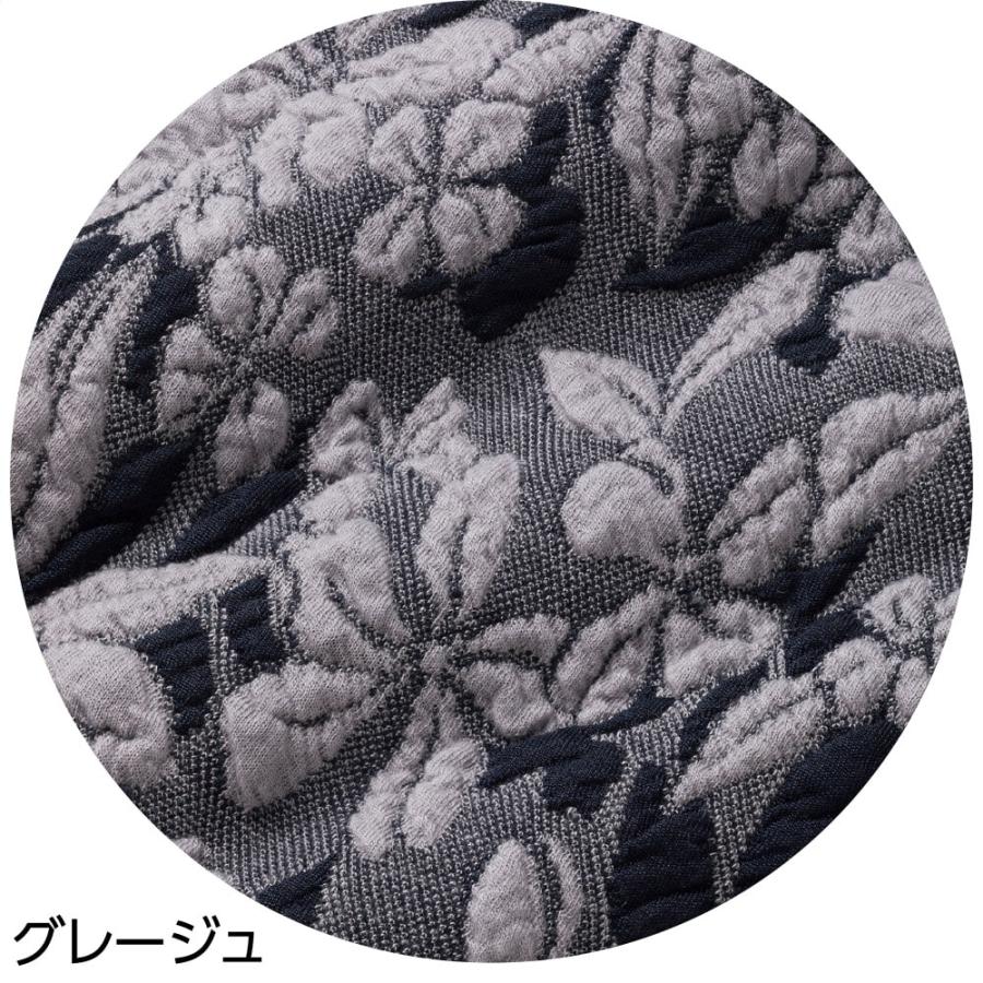 婦人背中ゆったり着心地Ｔシャツ 821947 立体感のある花柄がエレガント。長く使える素材感 ケアファッション 日本製 | ケアファッション・アクティブ | 02