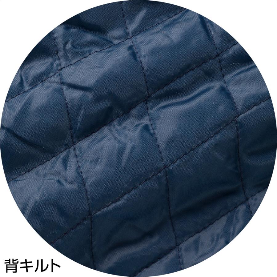 婦人背キルト格子柄シャツブラウス  821987 オフ・ブラウン　背中側があたたかなキルト！すっきり着られるのにあたたかい♪　ケアファッション | ケアファッション・アクティブ | 03