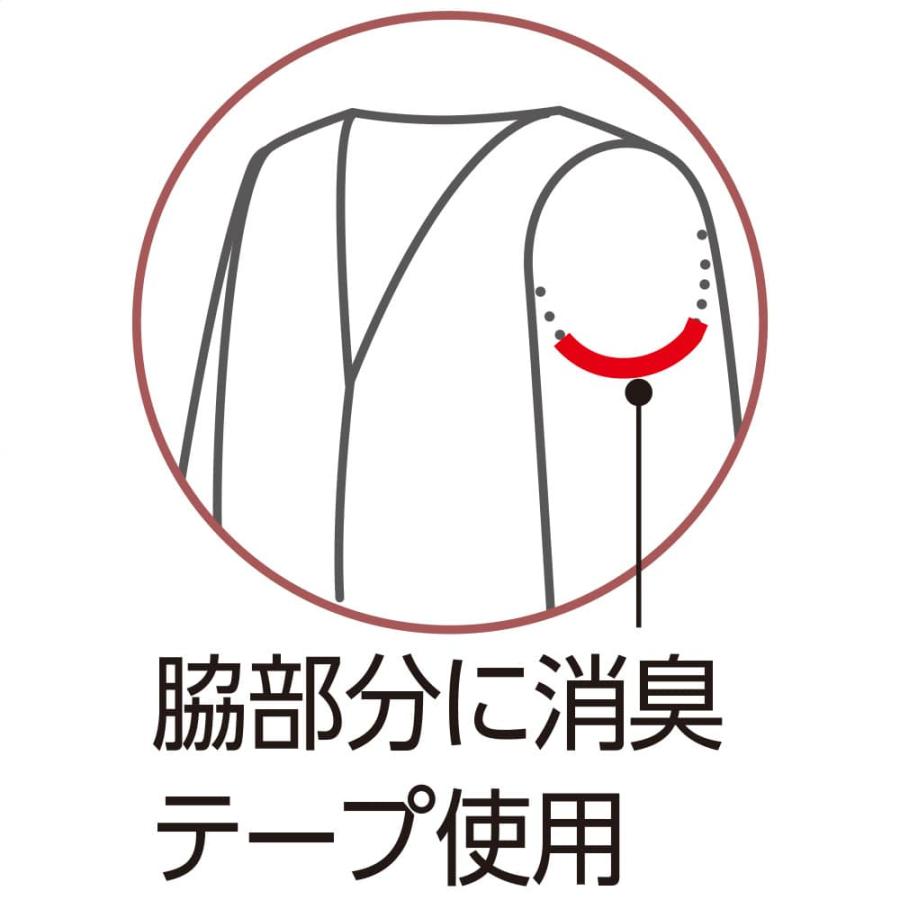 紳士ニットフリースハーフジップドンキ衿トレーナ 822065　衿元が折り返しで二重になった暖か仕様。 ケアファッション |  | 02