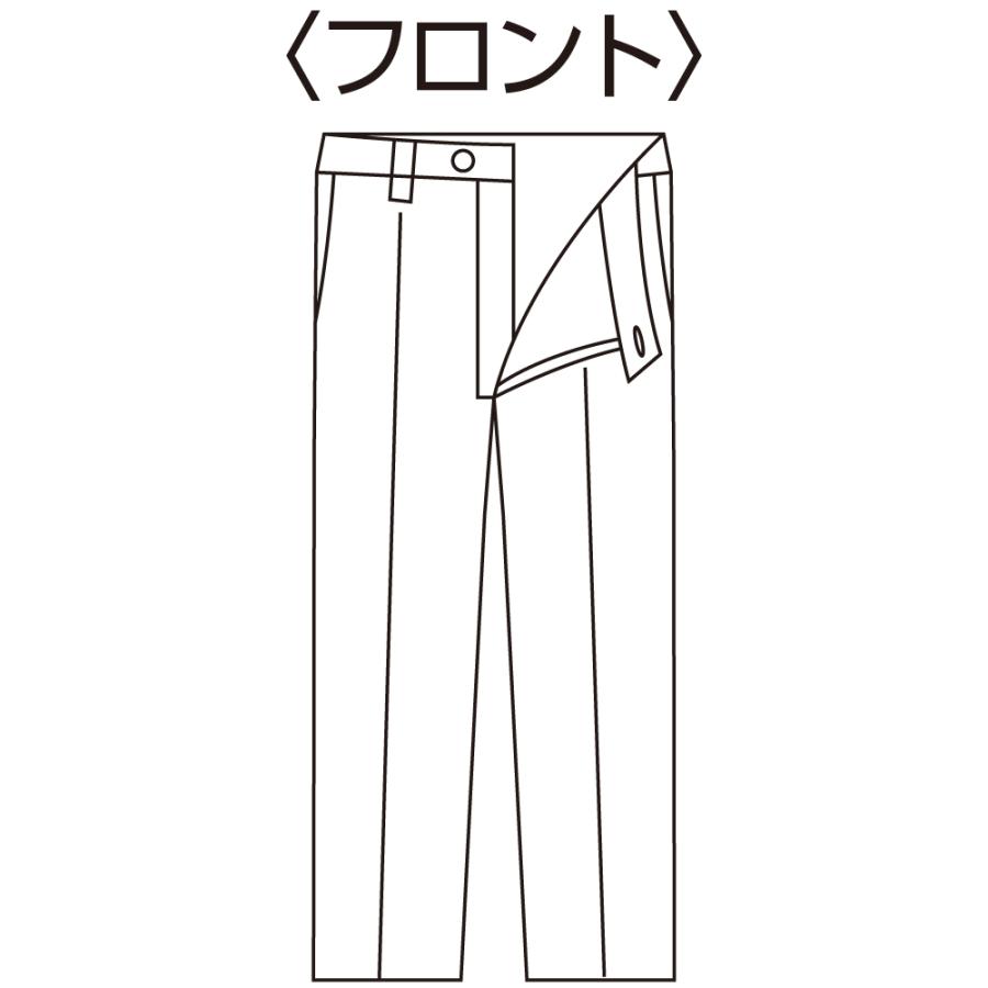 紳士後ろゴムヘリンボンスラックス 89242 ウエスト後ろゴムの前開きタイプで、ズボンの脱ぎはきがラクラク！ケアファッション |  | 13