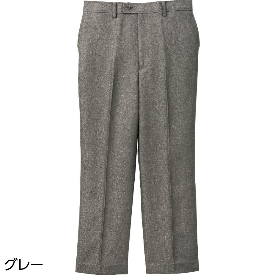 紳士後ろゴムヘリンボンスラックス 89242 ウエスト後ろゴムの前開きタイプで、ズボンの脱ぎはきがラクラク！ケアファッション |  | 02