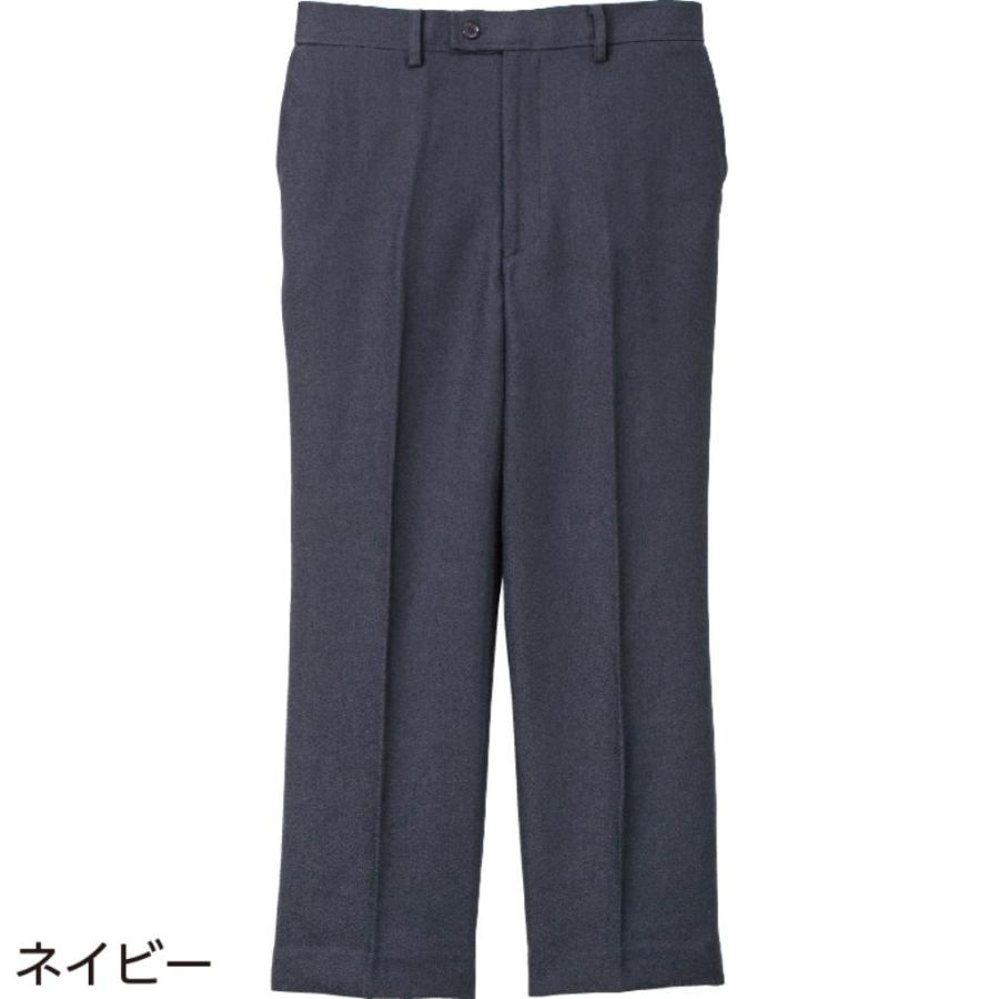 紳士後ろゴムヘリンボンスラックス 89242 ウエスト後ろゴムの前開きタイプで、ズボンの脱ぎはきがラクラク！ケアファッション |  | 03