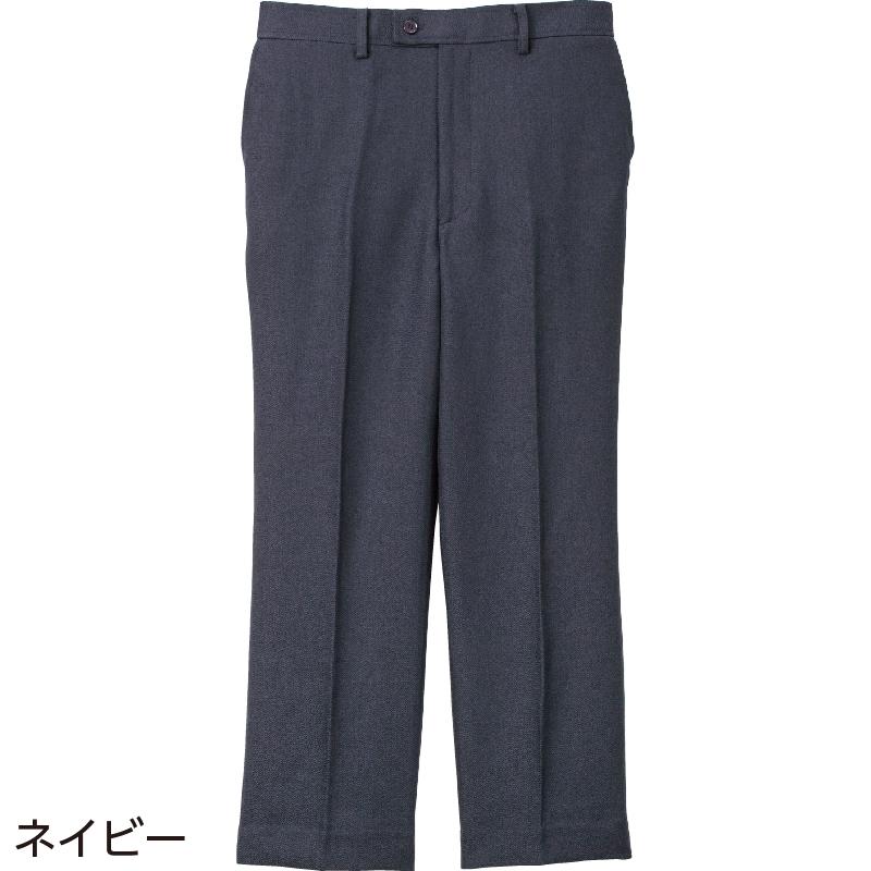 紳士後ろゴムヘリンボンスラックス 89242 ウエスト後ろゴムの前開きタイプで、ズボンの脱ぎはきがラクラク！ケアファッション |  | 05