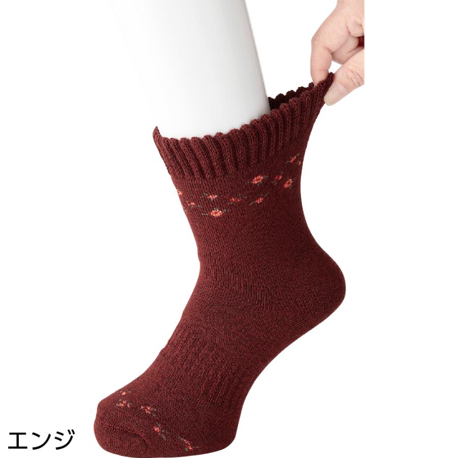 婦人内側シルク二重編みであったかパイルソックス89451　　シルクの二重編みで冷え対策に ケアファッション | ケアファッション・アクティブ | 02