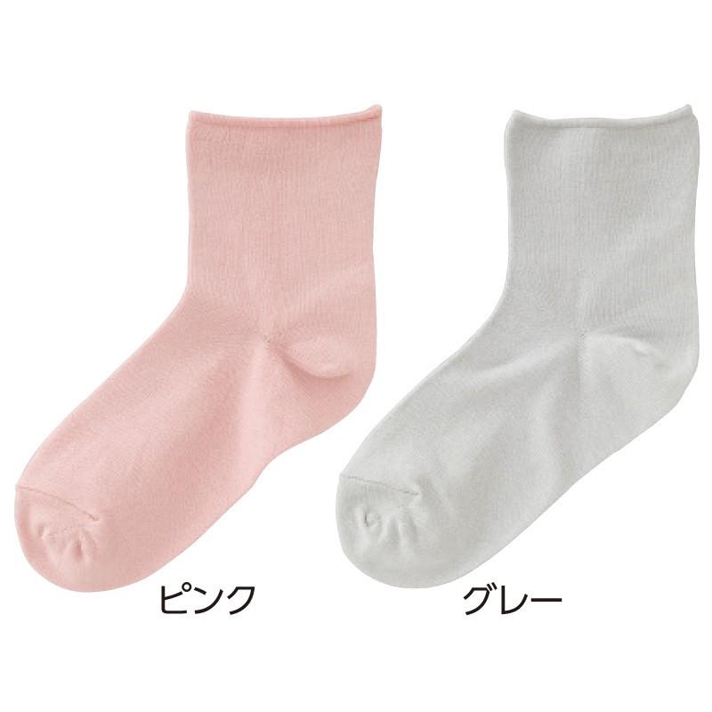 婦人らくらくフィットクルーソックス(無地) 89610 　つま先ゆったりズレがでにくい設計【3色から選択】 ケアファッション | ケアファッション・アクティブ | 04