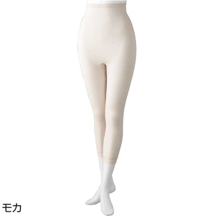 婦人紙パンツ対応９分長ボトム89802 ピーチ・モカ M/L/LLゆったりとはけて、おむつカバーのようなゴワゴワ感が出ないこだわりの設計。 日本製 ケアファッション | ケアファッション・アクティブ | 03