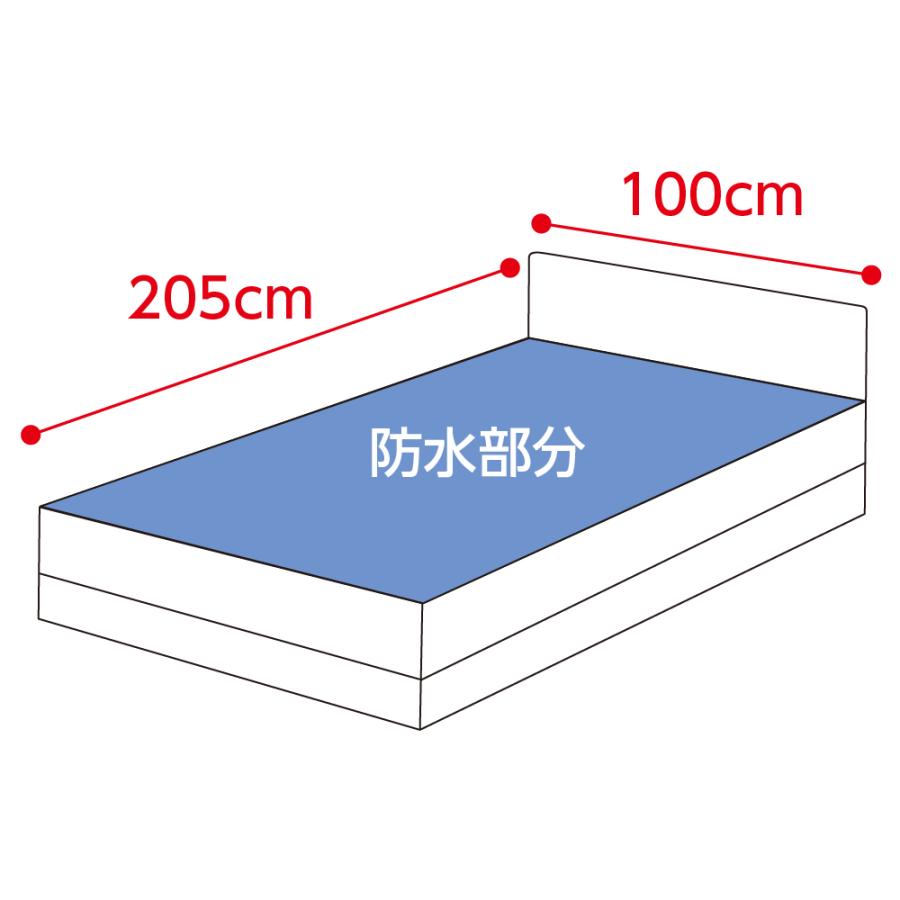 防水敷パッド 98130  午前注文〜明日お届け！（ピンク・サックス・ベージュ）　ケアファッション　 |  | 04
