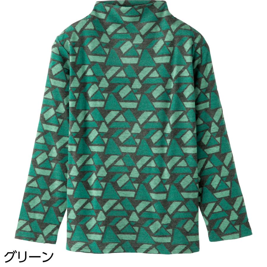 婦人あったかジャカードＴシャツ 98656 保温性に優れていてとても暖か。　 日本製ケアファッション |  | 01