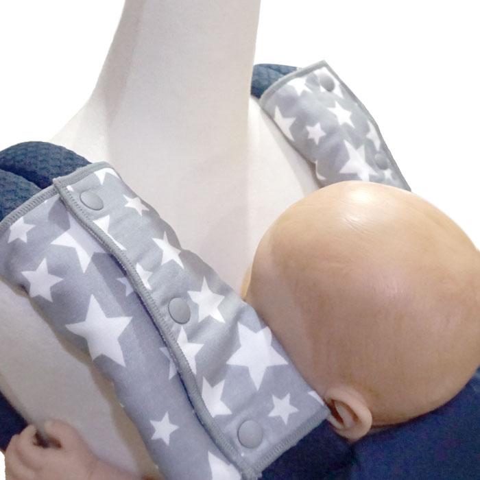 BabyHopper 抱っこ紐 よだれカバー エルゴベビー用 ガーゼベルトカバー