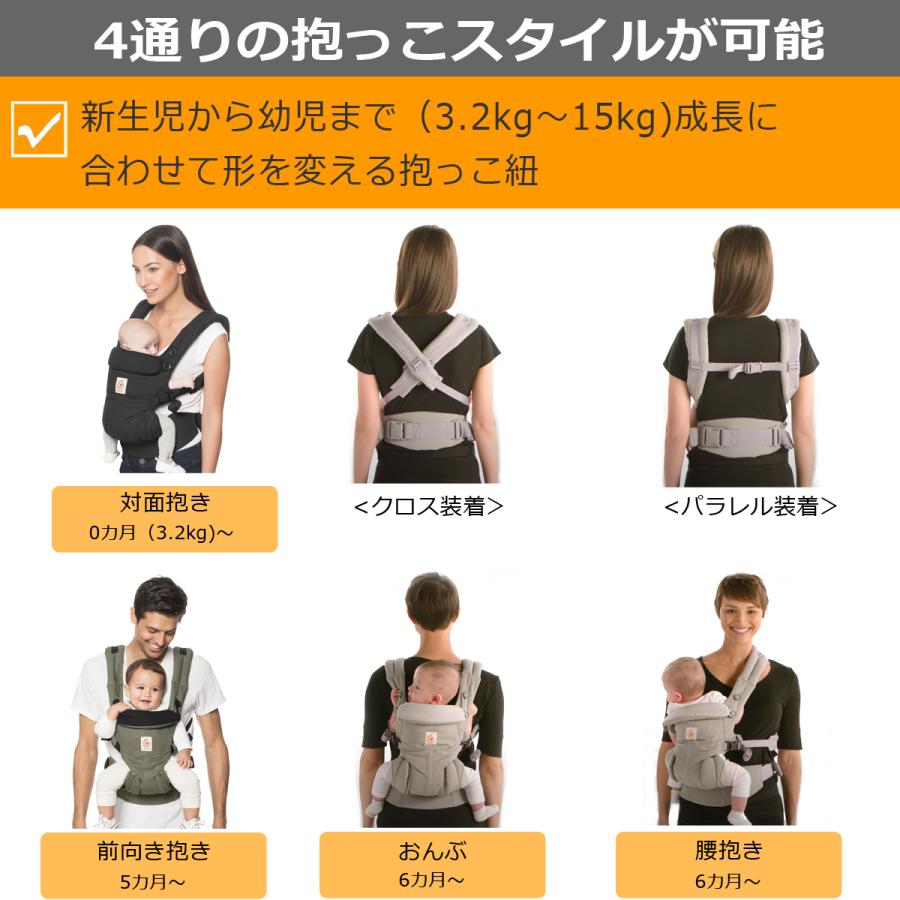 抱っこ紐 おんぶ紐 エルゴベビー セール オムニ 360 Omni ベビーキャリア 正規品 2年保証付き ベビーウエストベルト付き 専用ポーチ付き Ebcomni360cotton ホワイトベアファミリー Yahoo 店 通販 Yahoo ショッピング