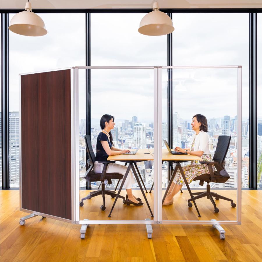 2544円 ギフト 衝立 パーテーション 間仕切り パーテション 3連 目隠し パーティーション 布 事務所 部屋 仕切り