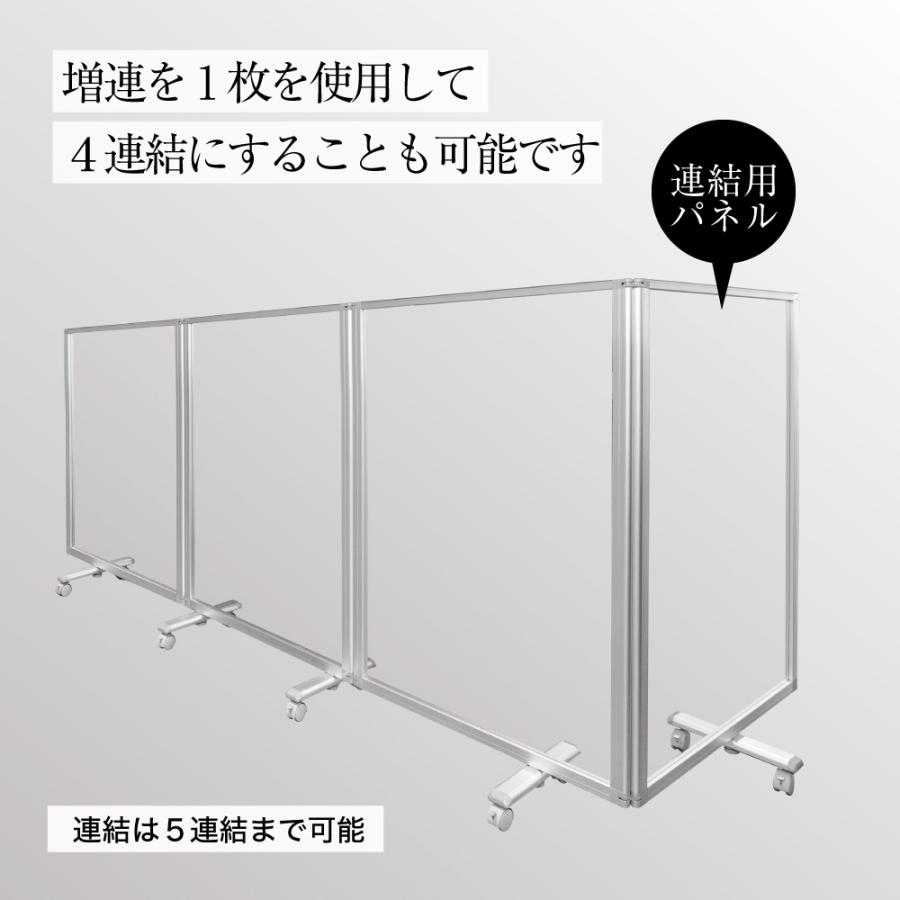 高級 デラックス パーテーション コロナ対策 連結スクリーン 4連 