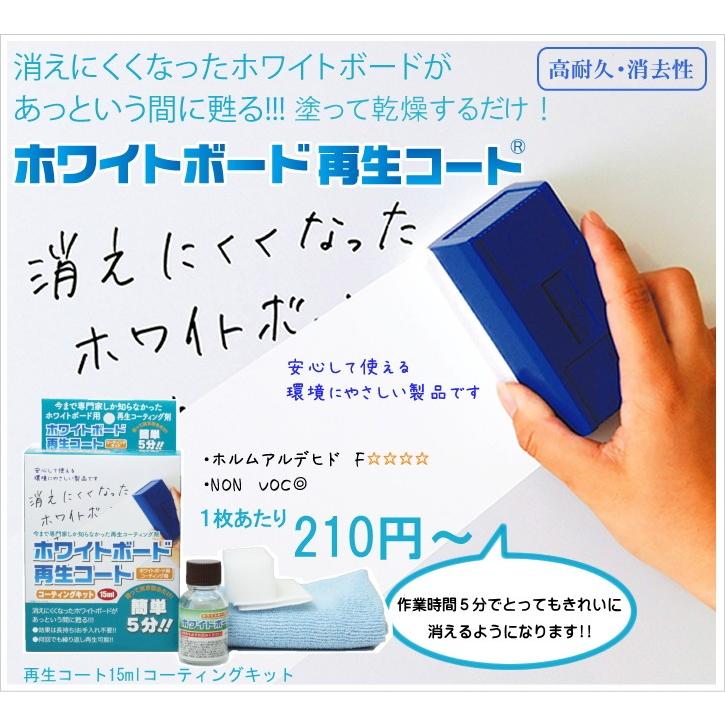 ホワイトボード再生コート コーティングキット15ml入り（5〜6回分 