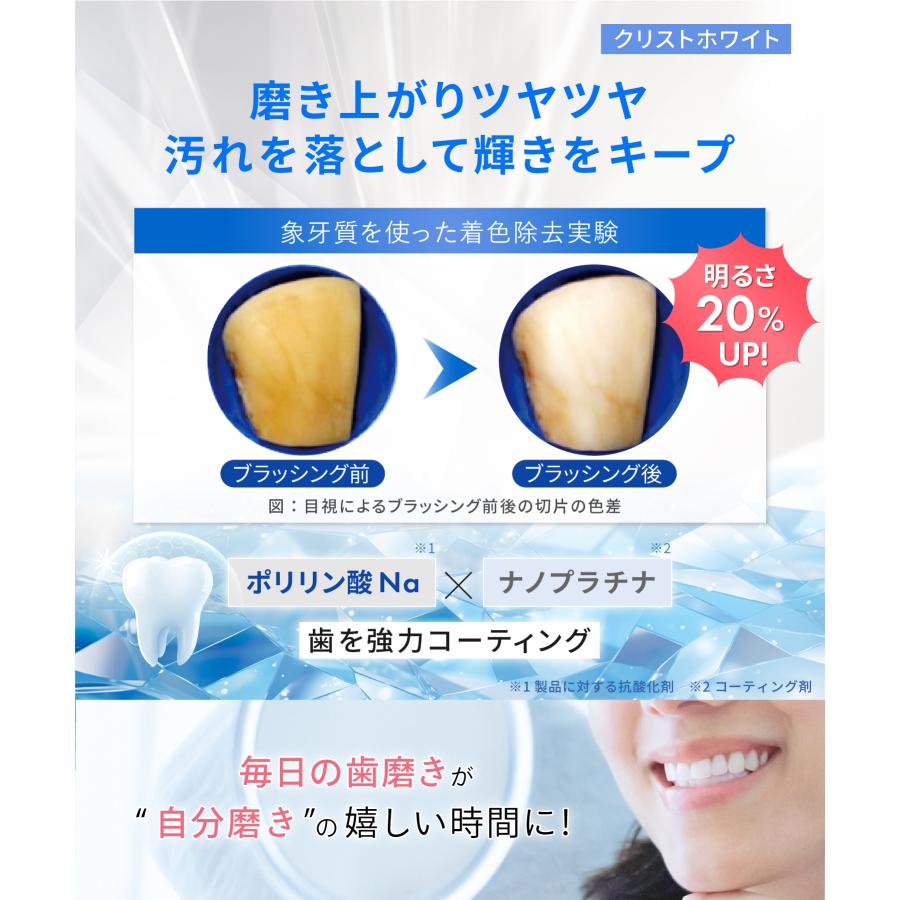 ホワイトエッセンス ホワイトニング 歯磨き粉 クリストホワイト