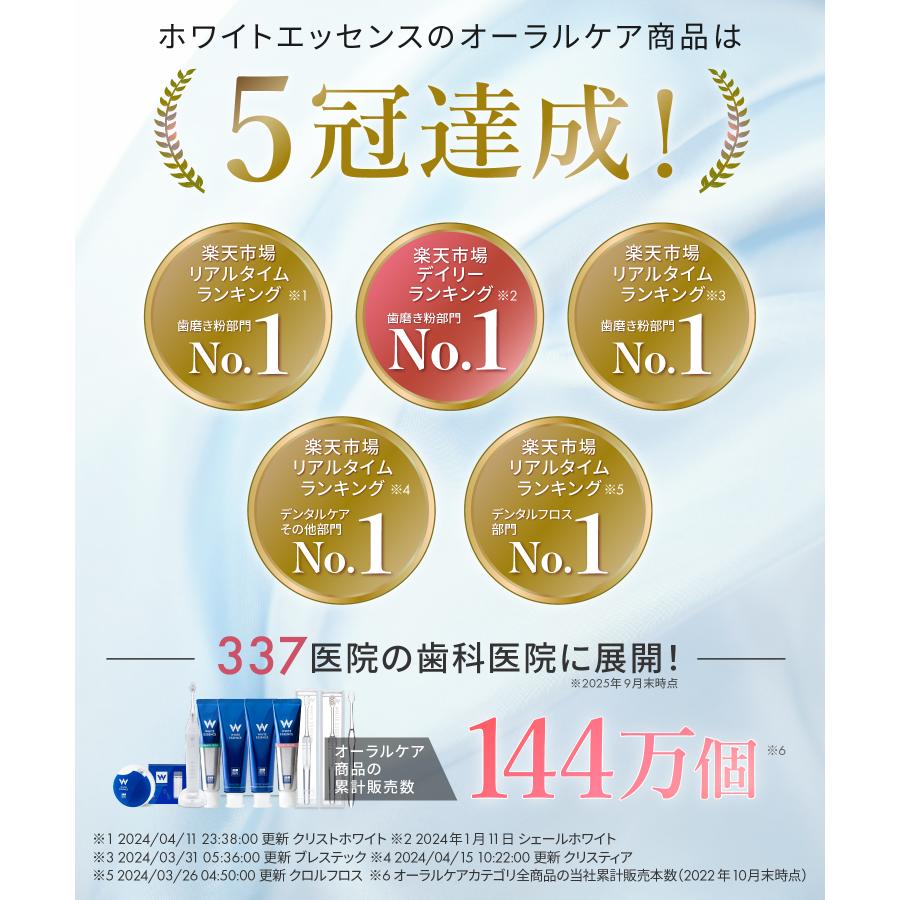 ホワイトエッセンス ホワイトニング 歯磨き粉 2本セット クリスト