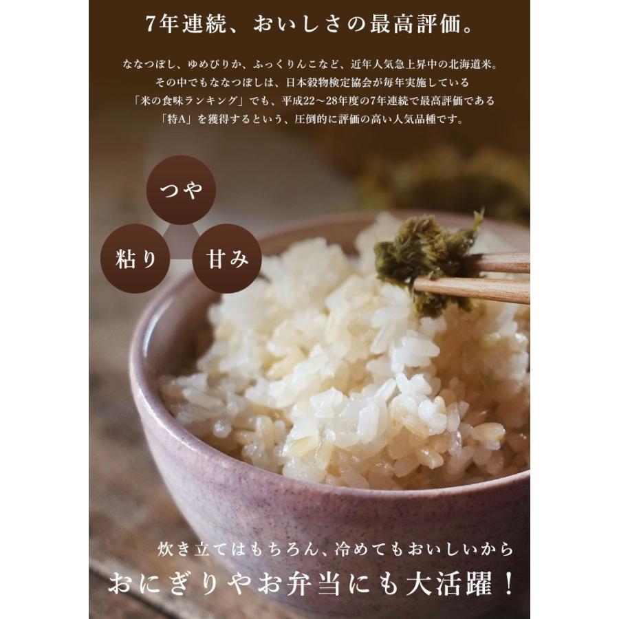 令和6年度産 ホワイトライス ななつぼし 5kg 無洗米 送料無料 放射能