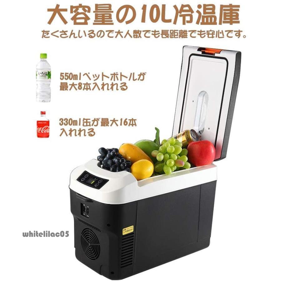 車載 冷蔵庫 冷凍庫 冷温庫 10L ポータブル 保冷庫 12V 24V 自動車