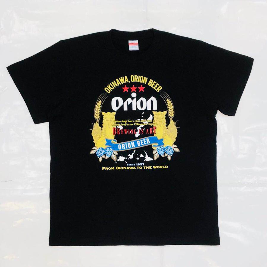 オリオン公式Tシャツ ワールドデザイン ブラック【お土産】【沖縄