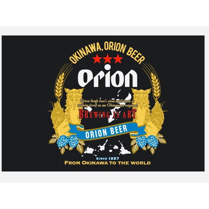 オリオン公式Tシャツ ワールドデザイン ブラック【お土産】【沖縄