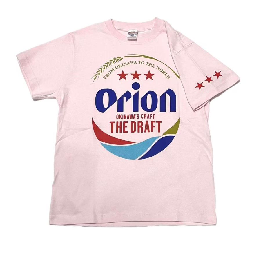オリオン公式Tシャツ ドラフト 左腕三ツ星 ピンク 【お土産】【沖縄