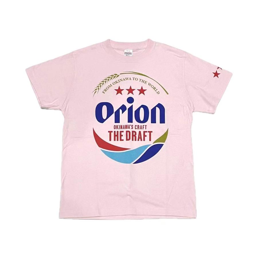 オリオン公式Tシャツ ドラフト 左腕三ツ星 ピンク 【お土産】【沖縄