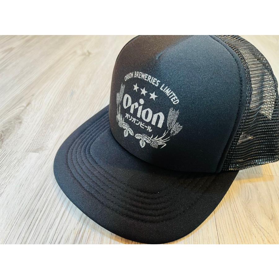 オリオンビール公式グッツ オリオンメッシュキャップ ジョッキロゴ 黒