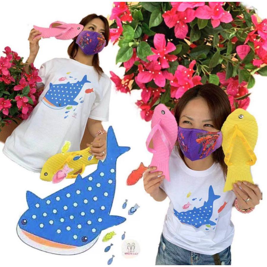 沖縄から発送 おさかなサンダルとジンベイザメｔシャツ 大人サイズから子供サイズまで おさかなサンダル ジンベイザメ 沖縄 お土産 男女兼用 Zinbei White Lily 満天shop 通販 Yahoo ショッピング