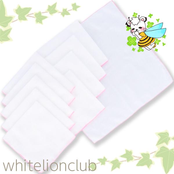 ガーゼハンカチ 縁取り 大判 日本製 約35cm×35cm |  | 10