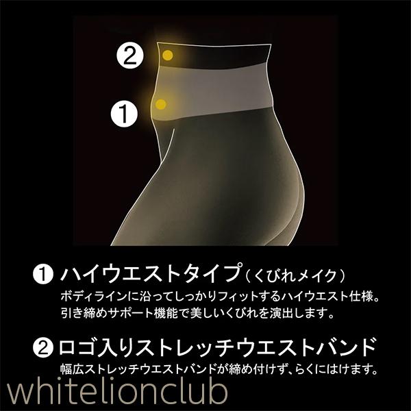 カロリー消費アップ レギンス クールタイプ ハイウエスト グンゼ ライザップ スパッツ RZF214 M-L/L-LL おためし｜whitelionclub｜05