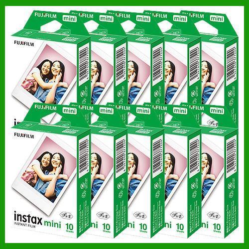 instax mini 【外箱訳アリ】チェキ フィルム 100枚(10枚入×10個セット