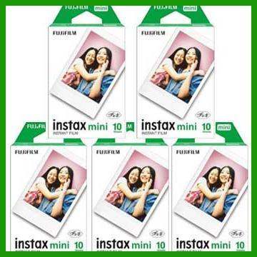 instax mini 【外箱訳アリ】 チェキ フィルム 50枚(10枚入×5個セット