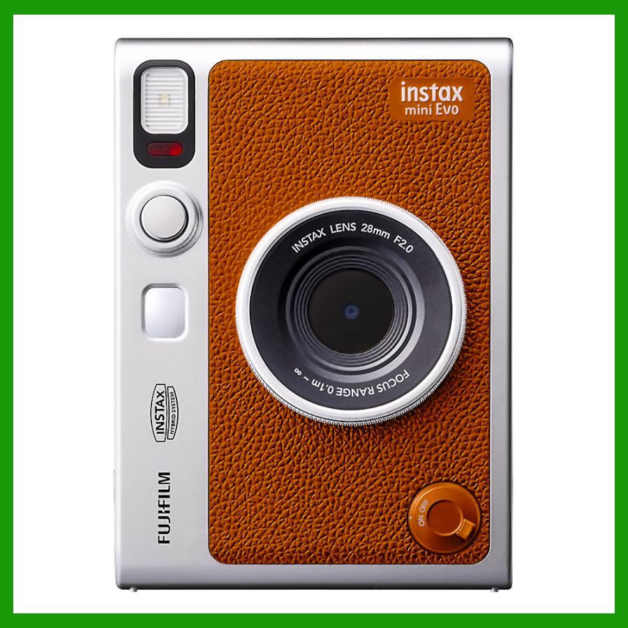 instax mini INSTAX Evo Brown 本体 茶色 インスタント カメラ
