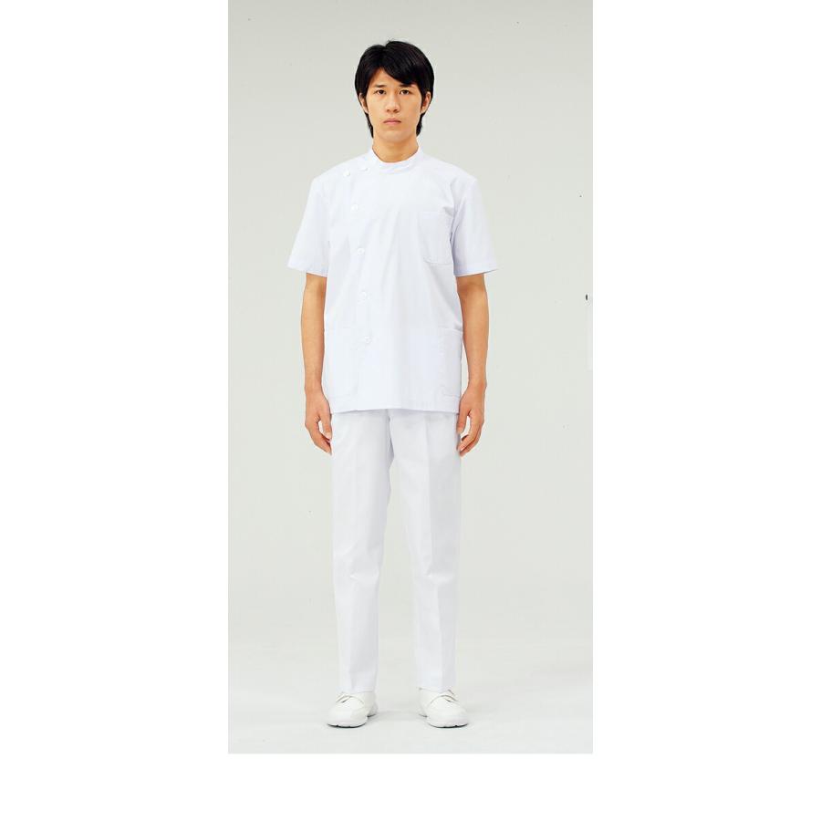 モンブラン 52-602 ケーシー KC 男性白衣 半袖上衣 :mont-52-602:白衣のホワイトロード - 通販 - Yahoo!ショッピング