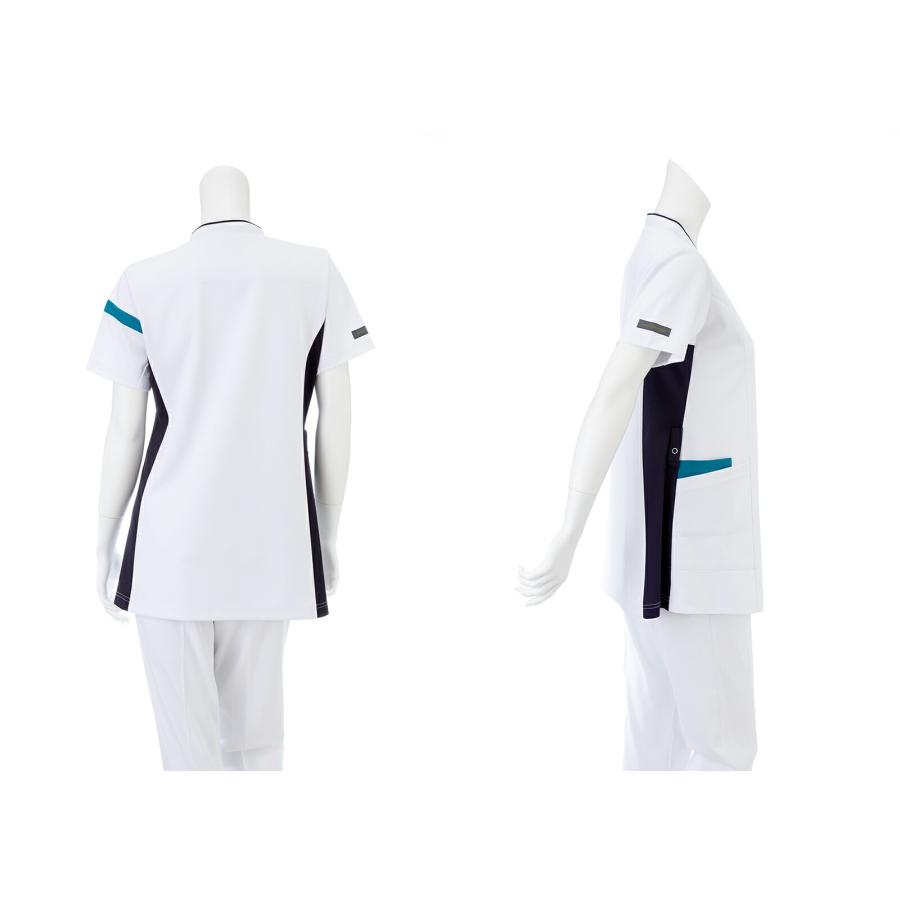 ナガイレーベン LX-4162 スクラブ 男女兼用 白衣 ナースウェア