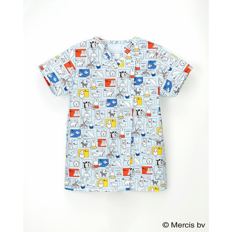 ナガイレーベン ミッフィー miffy MFS-5852 スクラブ 男女兼用 白衣