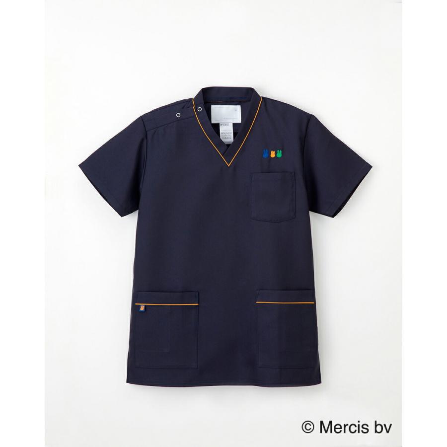 ナガイレーベン ミッフィー miffy MFT-5802 スクラブ 白衣 男女兼用