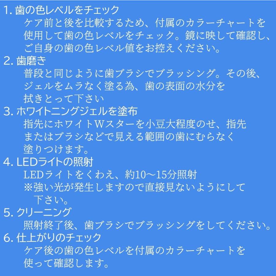 ホワイトWスターライト 本体のみ(専用 ジェル 別売) LEDライト マウス  
