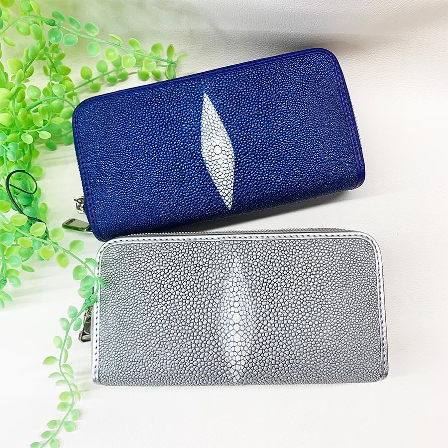 希少品 エイ革 長財布 ブルー 革製品 レザー 革 財布 革財布 希少品 エイ革 長財布 ブルー 革製品 レザー 革 財布 革財布