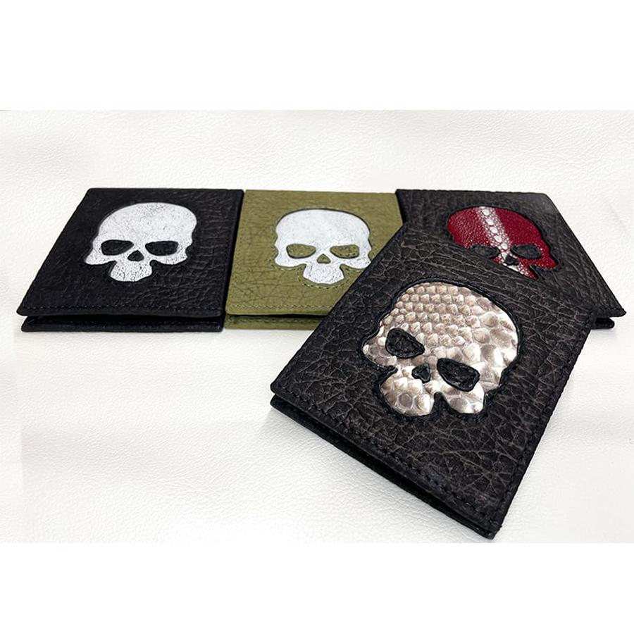 希少品】牛革とパイソンなどエキゾチックレザーを組み合わせたユニーク  