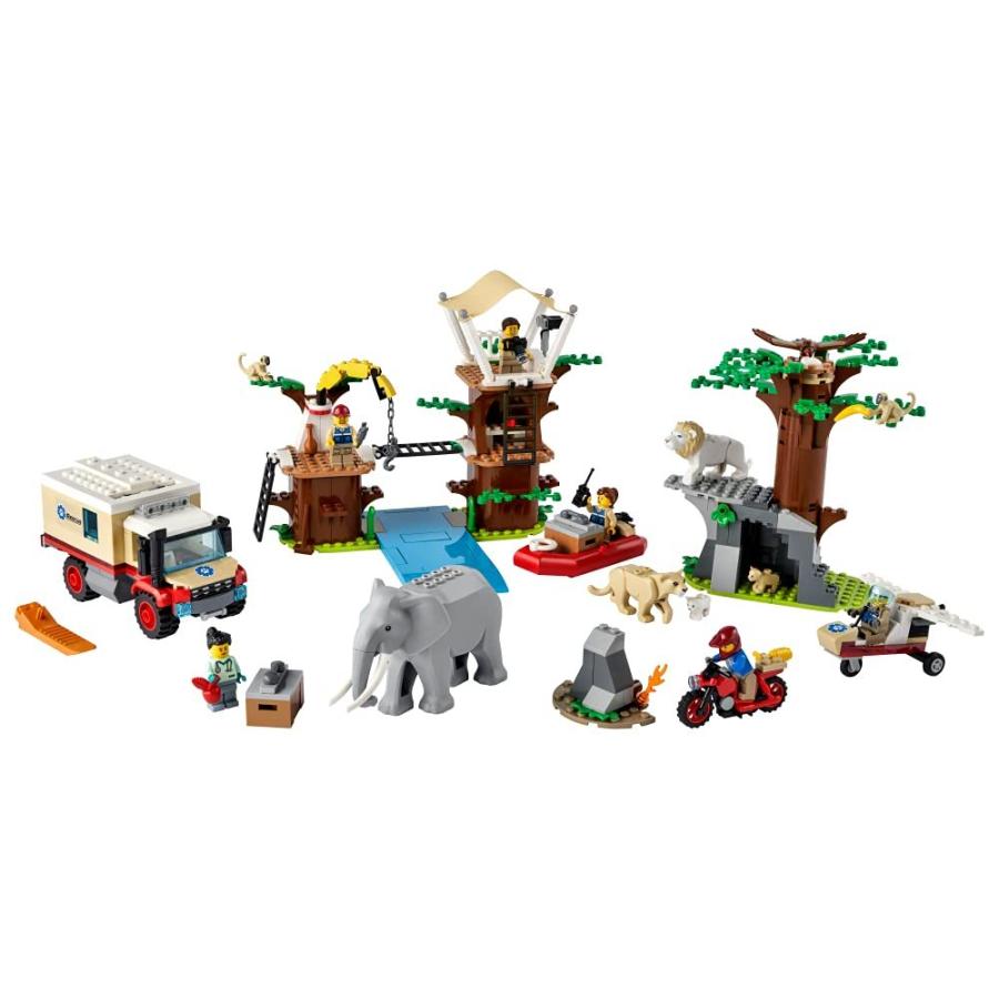 レゴ(LEGO) シティ どうぶつレスキュー基地 60307 : ていねい梱包 